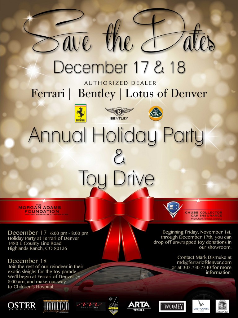 Ferrari of Denver Annual Holiday Party and Toy Drive