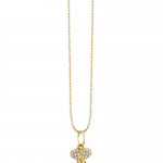 Sydney Evan Diamond Key Charm Necklace | Oster Jewelers