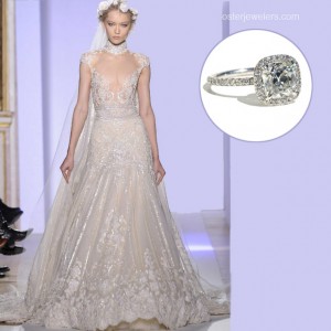Wedding Wednesday with a Cushion Cut Diamond Ring | Oster Jewelers Blog