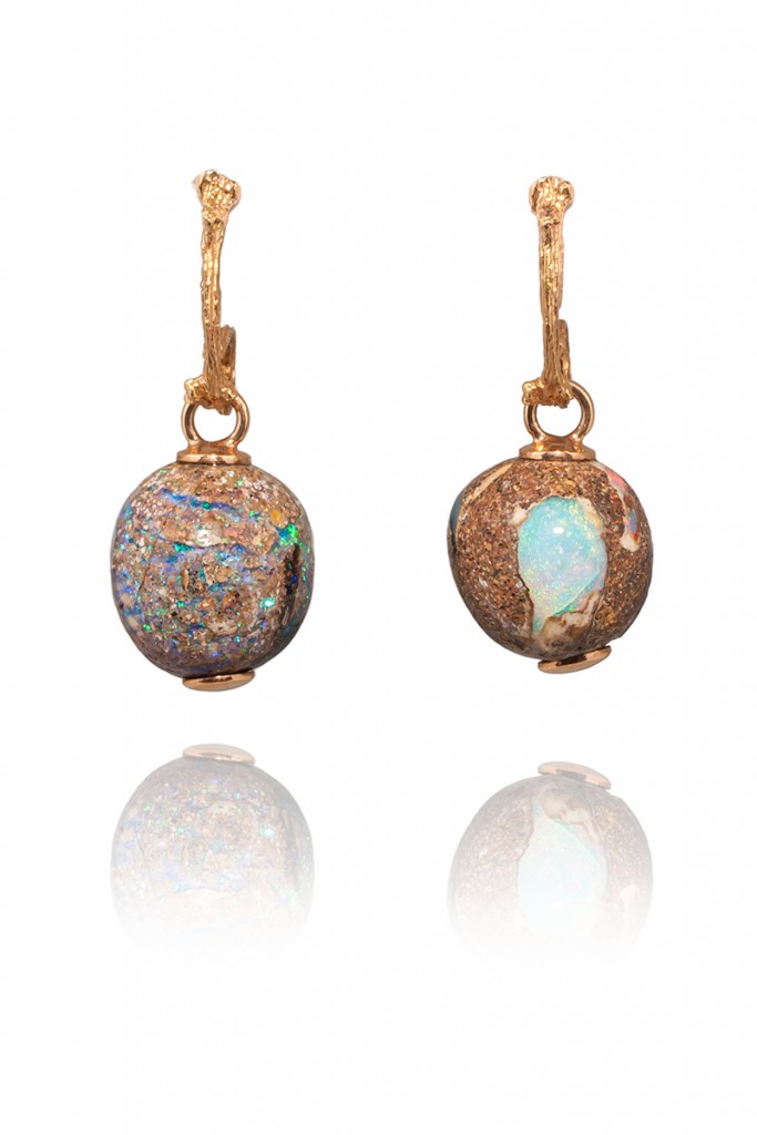 K. Brunini 18KRG Jundah Opal Drop Earrings | Oster Jewelers Blog
