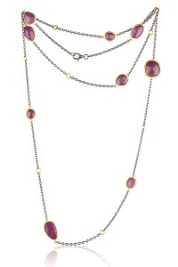 Lika Behar 34.03ctw Rosecut Ruby Necklace | Oster Jewelers
