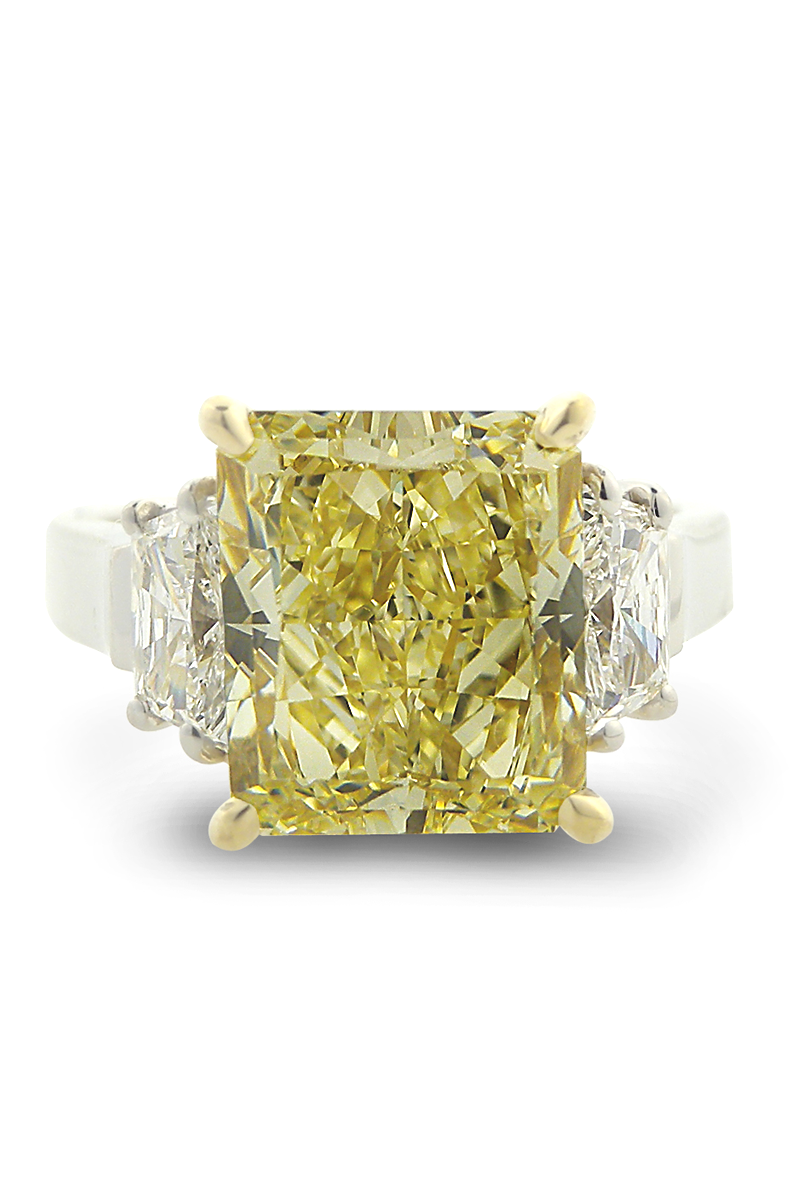 Louis Glick Yellow Starburst Diamond Ring