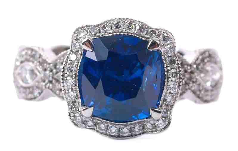 Katharine James Blue Sapphire Ring