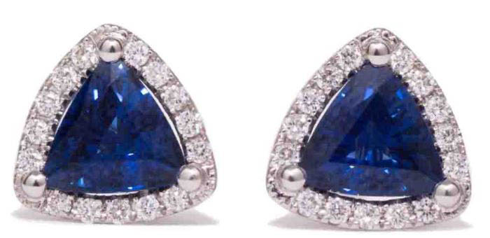 Kimberly Collins Sapphire & Diamond Earrings