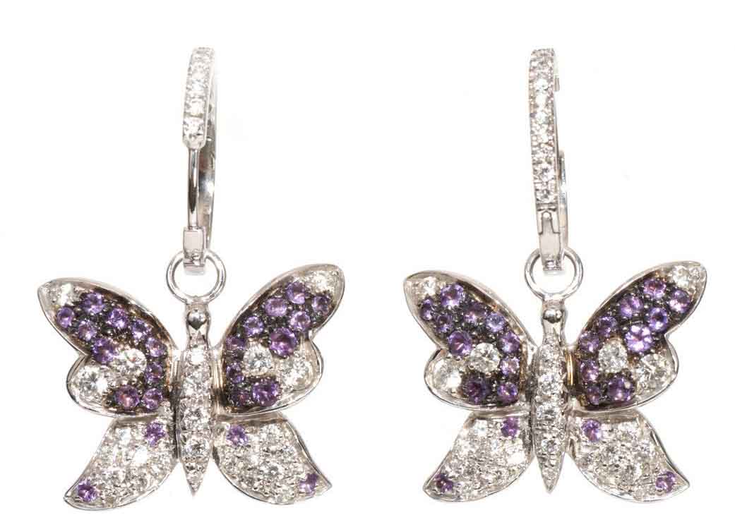 Adolfo Butterfly Earrings