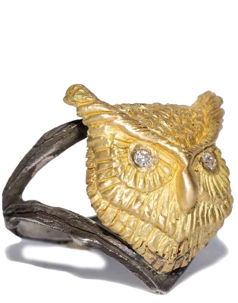 Melinda Risk Owl Spirit Animal Ring