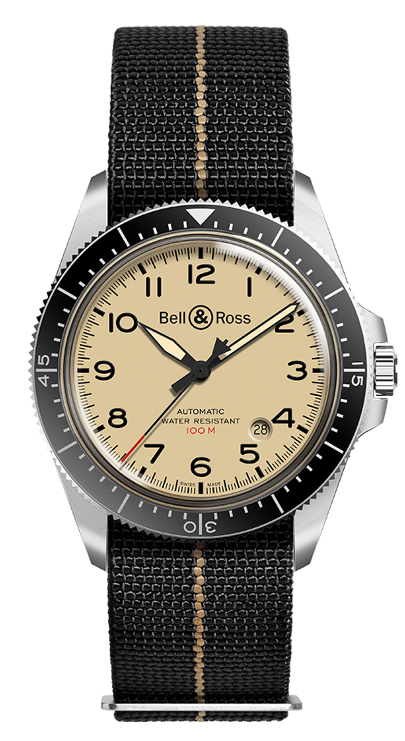 Bell & Ross BR V2-92 Military Beige Watch