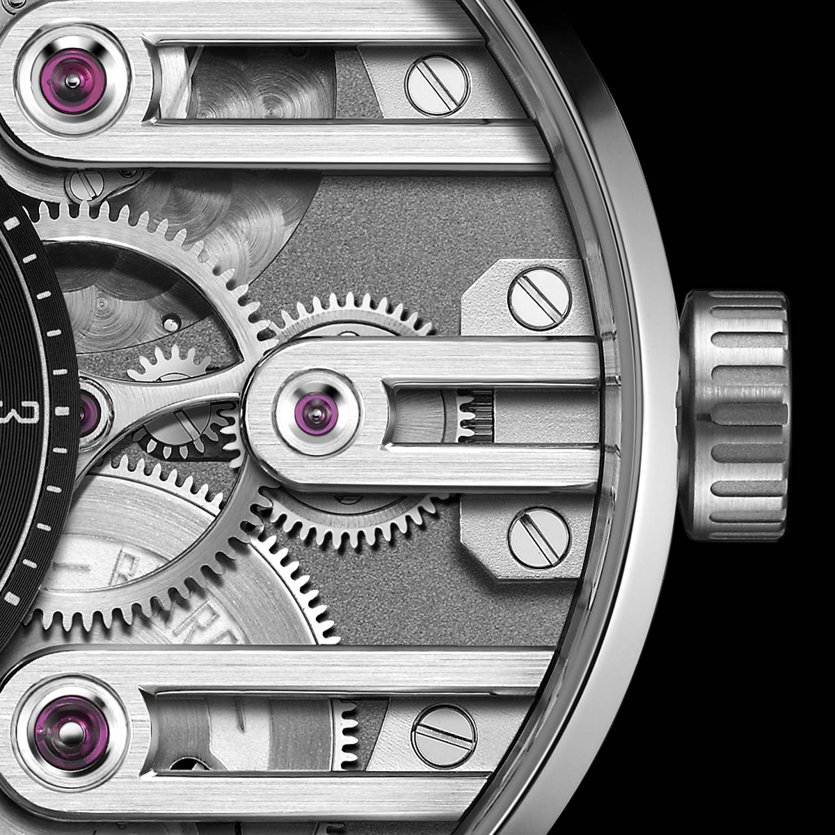 Close up of the Armin Strom Gravity Equal Force Manufacture Edition