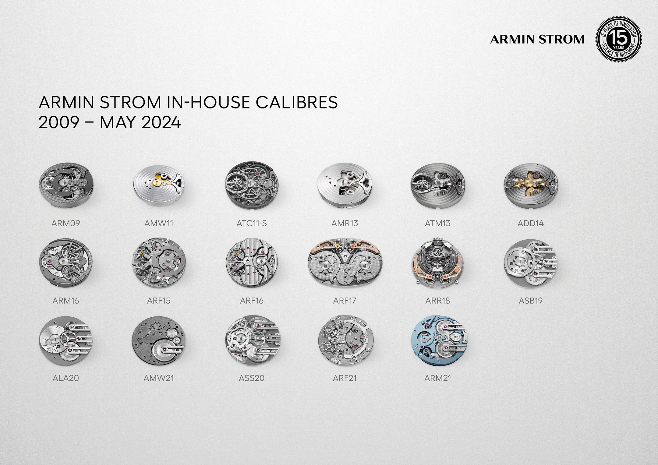 Armin Strom 15 Years of Calibres