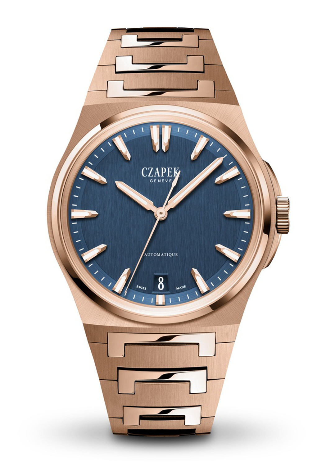 Czapek Antarctique Mount Erebus Deep Blue Full Rose Gold 5N