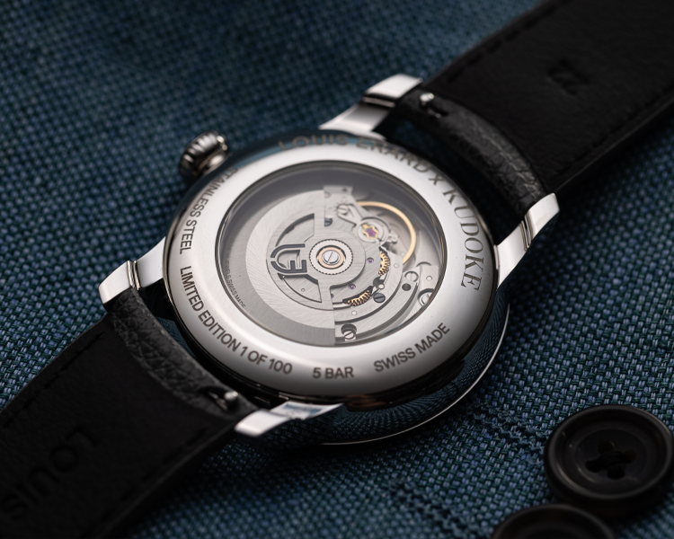 Louis Erard x Kudoke Le Régulateur Forest Green - Exhibition Caseback