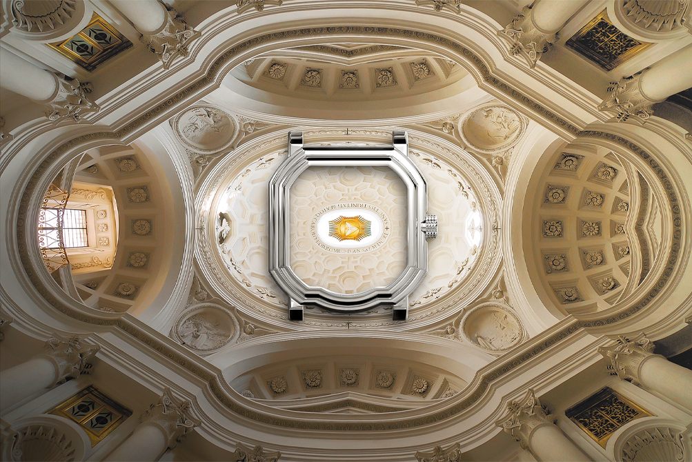 Gerald Charles case inspiration Dome of the Chiesa di San Carlino alle Quattro Fontane