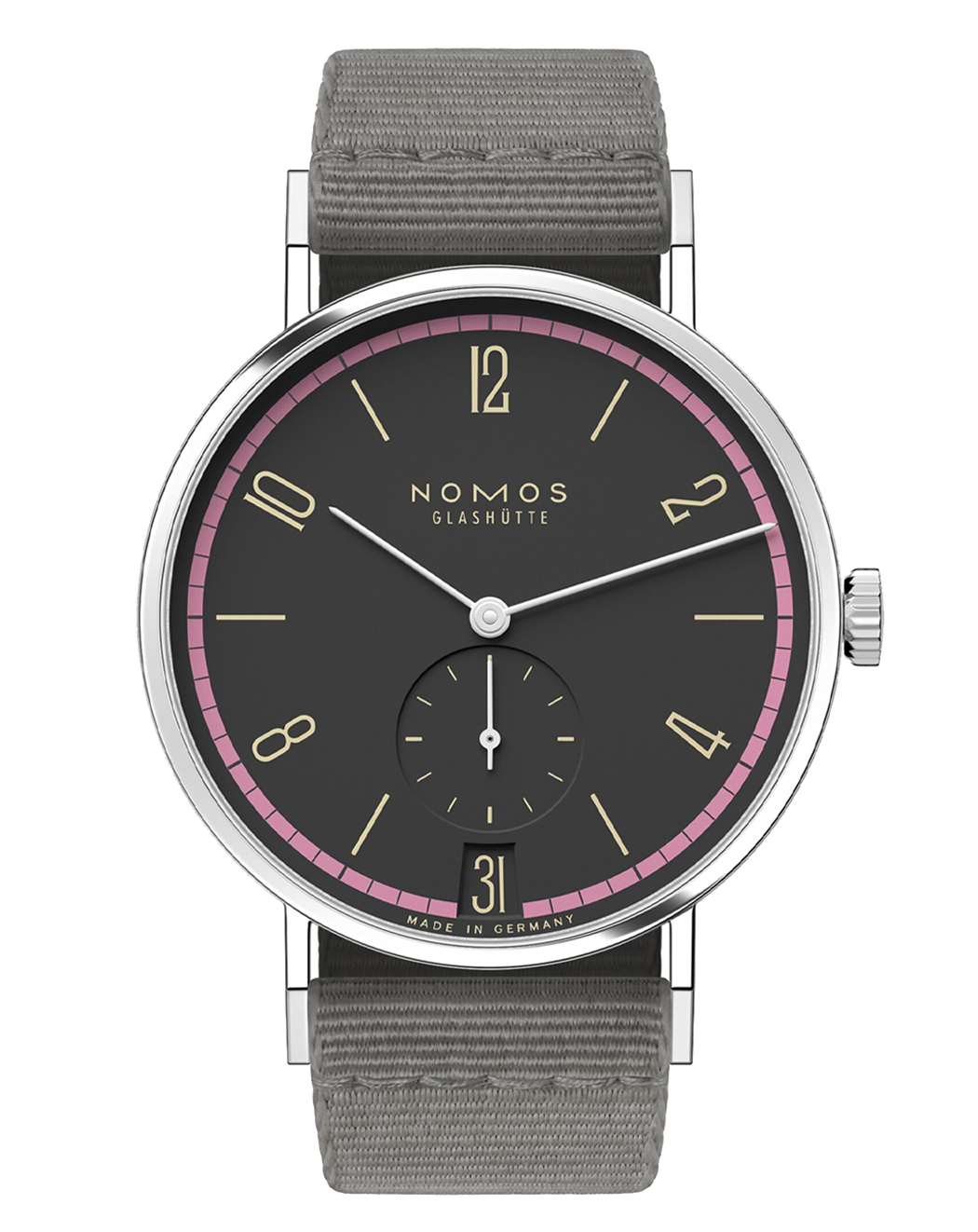 NOMOS Tangente 38 Date Tiefseegrau
