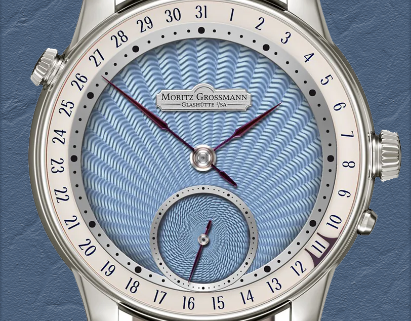 Moritz Grossmann DATE Ice Blue Oster Edition