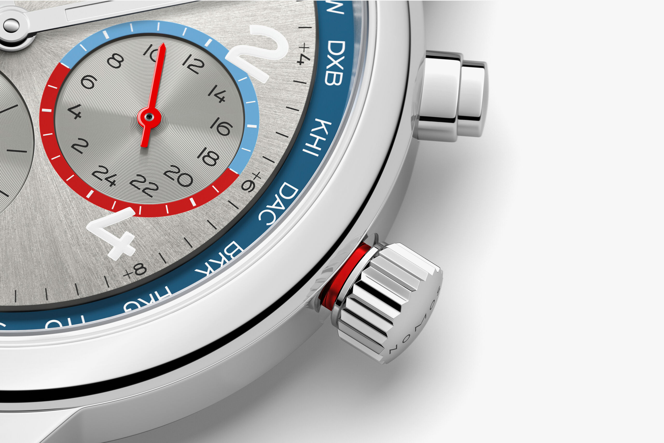 NOMOS Club Sport Neomatik Worldtimer Silver