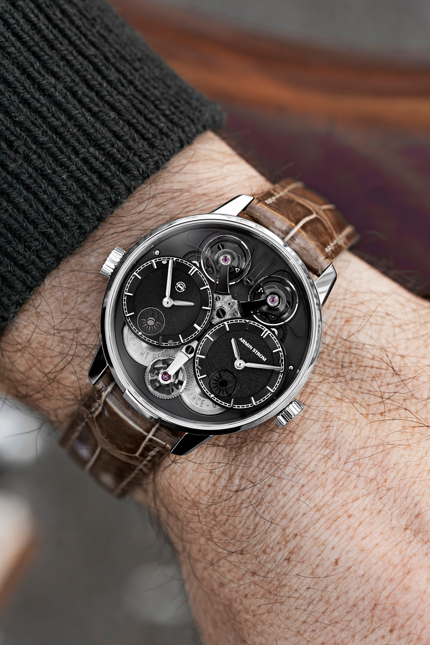 Armin Strom Dual Time GMT Resonance Manufacture Edition Black