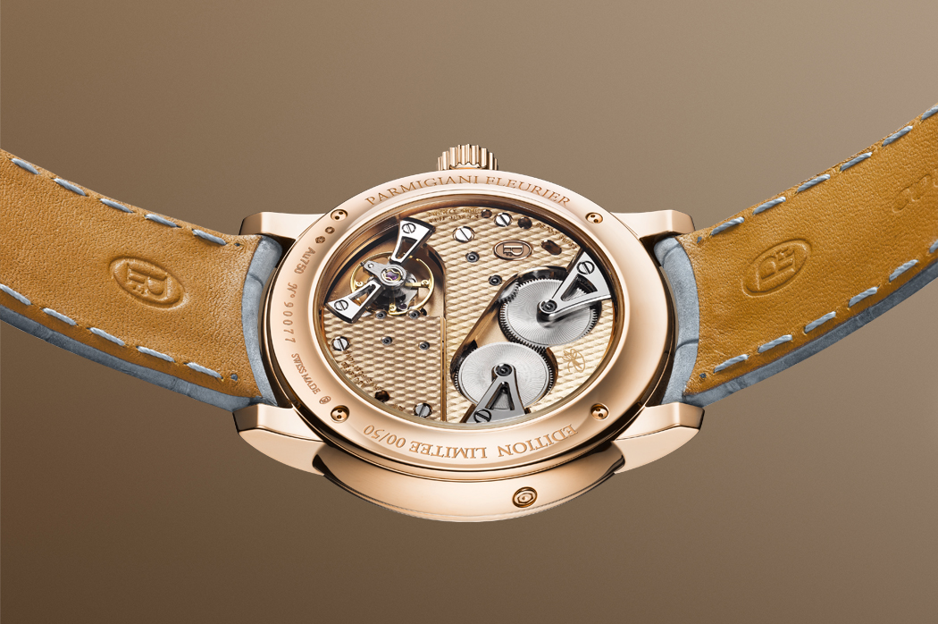 Parmigiani Fleurier Toric Quantieme Perpetual RG Golden Hour Caseback