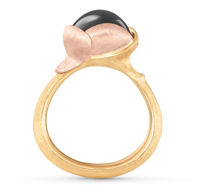 Ole Lynggaard Lotus 2 Grey Moonstone Ring