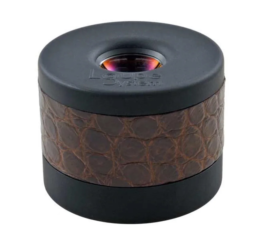 Loupe System Brown Alligator Leather Loupe
