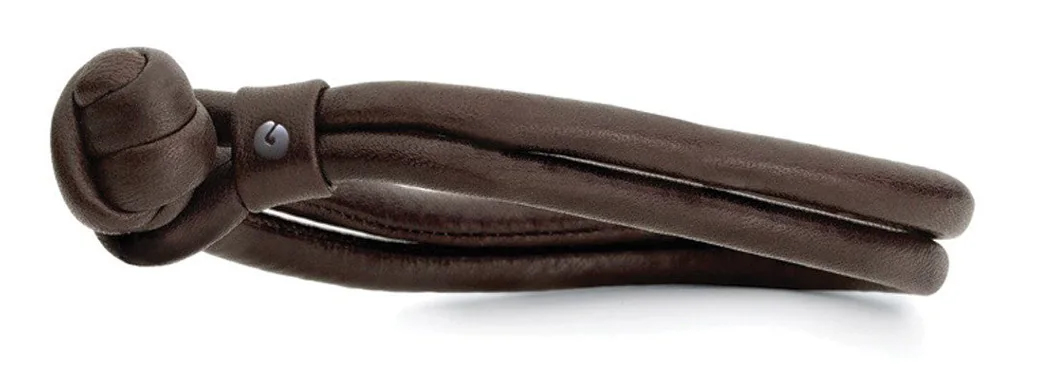 Ole Lynggaard Sweet Drops Brown Mens Leather Bracelet