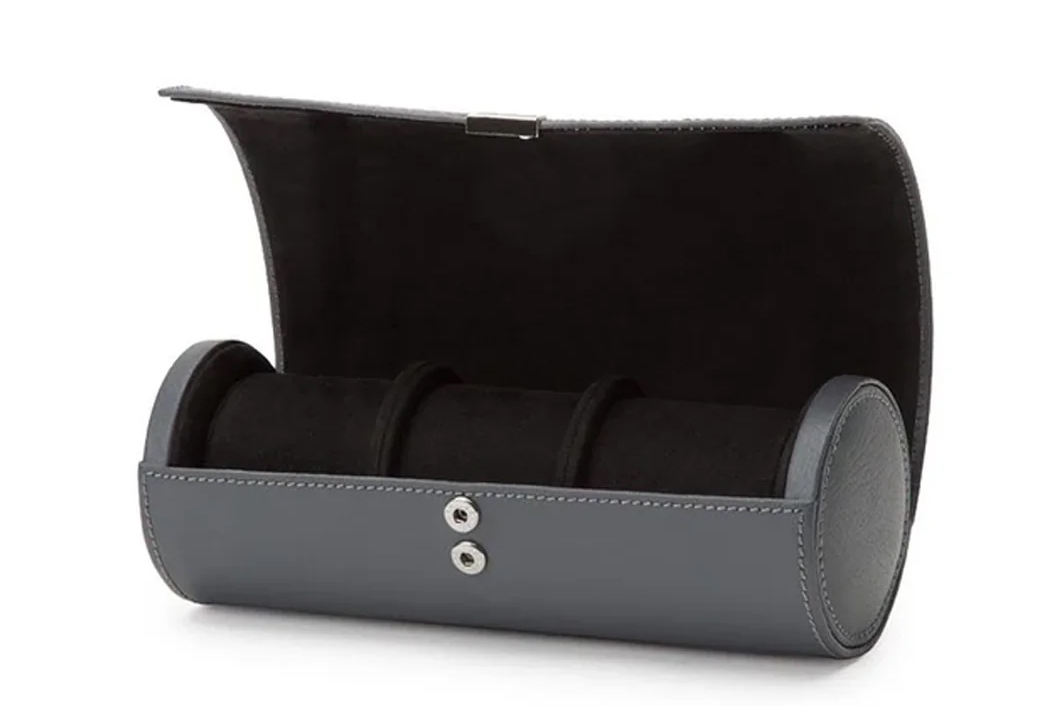 Wolf Howard Grey Triple Watch Roll