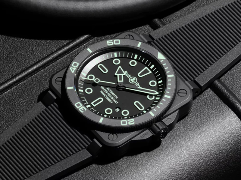 Bell Ross BR-03 Diver Lum Outline