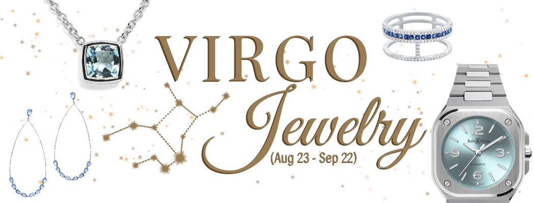 Zodiac Jewelry Site Banner - Virgo