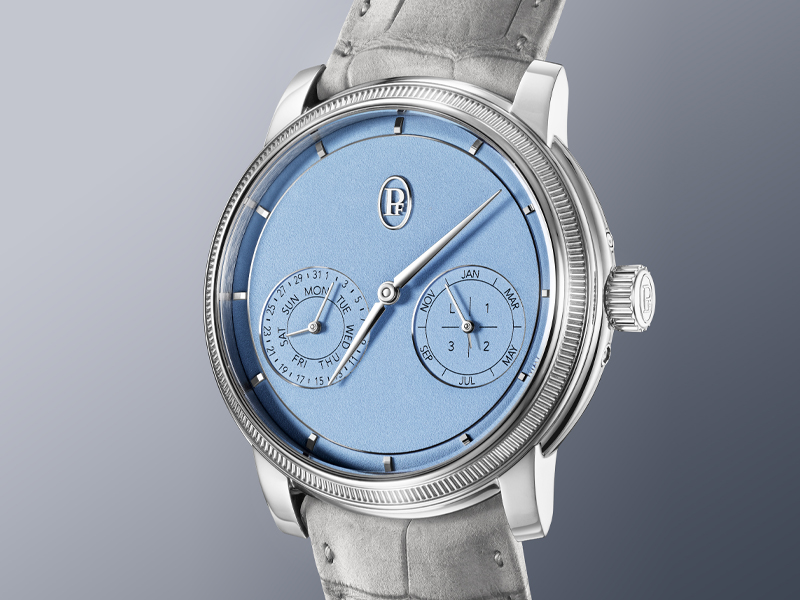 Parmigiani Fleurier Toric Quantieme Perpetual Platinum Morning Blue