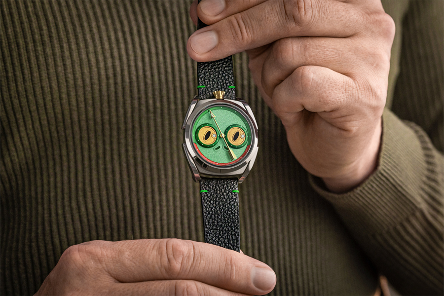 Louis Erard x Konstantin Chaykin Unfrogettable Green - Strap