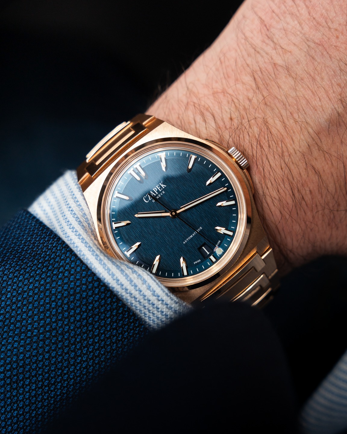 Czapek & Cie Antarctique Mount Erebus Deep Blue Full RG 5N