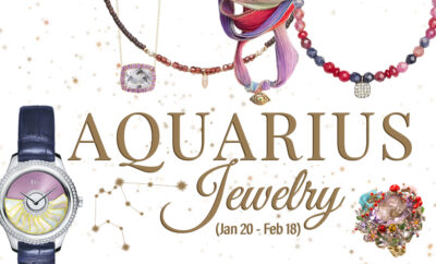 Zodiac Jewelry Banner - Aquarius