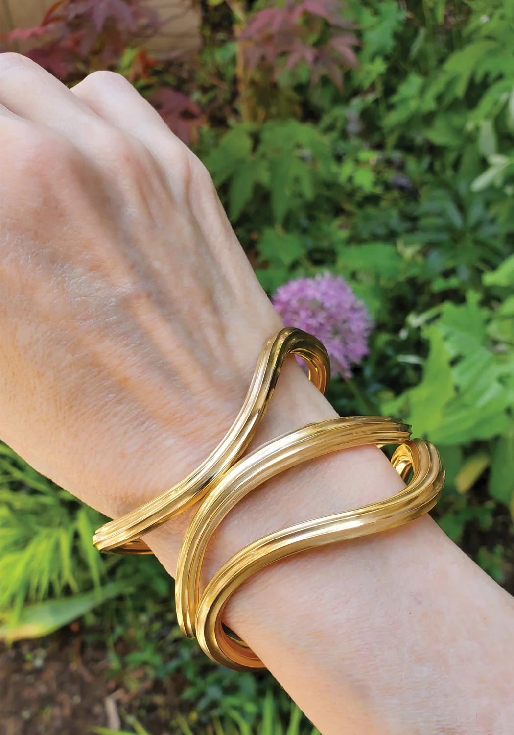 Ole Lynggaard Under the Sea 18KYG Triple Wave Bracelet
