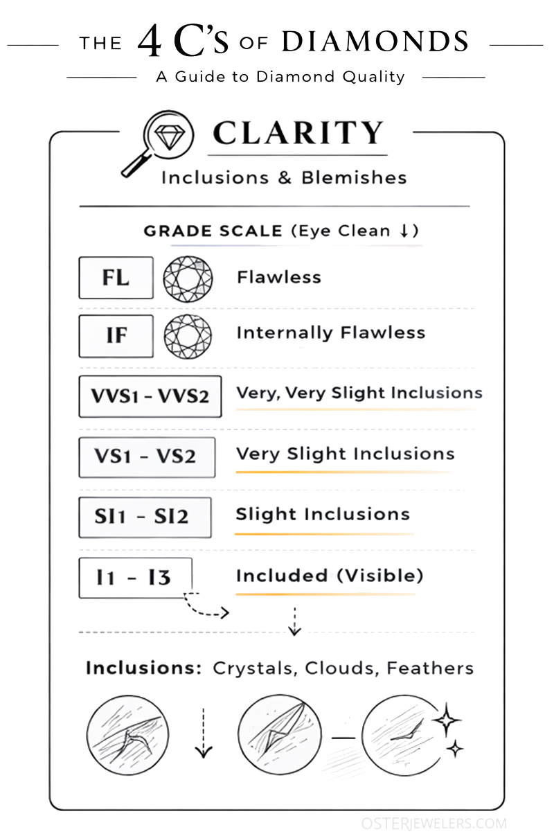 The 4 Cs of Diamonds - Clarity