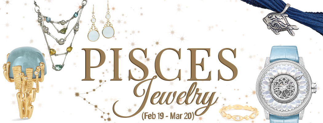 Zodiac Jewelry Web Banner - Pisces