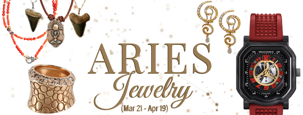 Zodiac Jewelry Banner - Aries