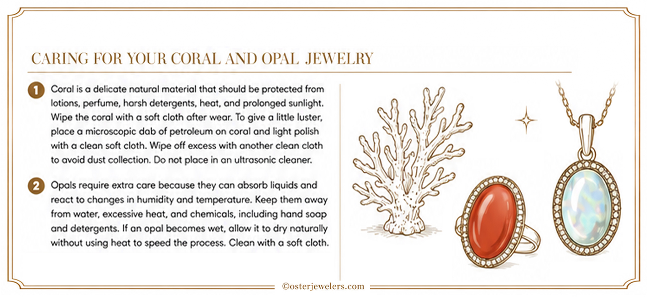 04 Caring for Your Coral and Opal Jewelry