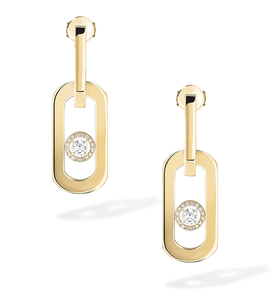 Messika So Move XL 18KYG Diamond Earrings