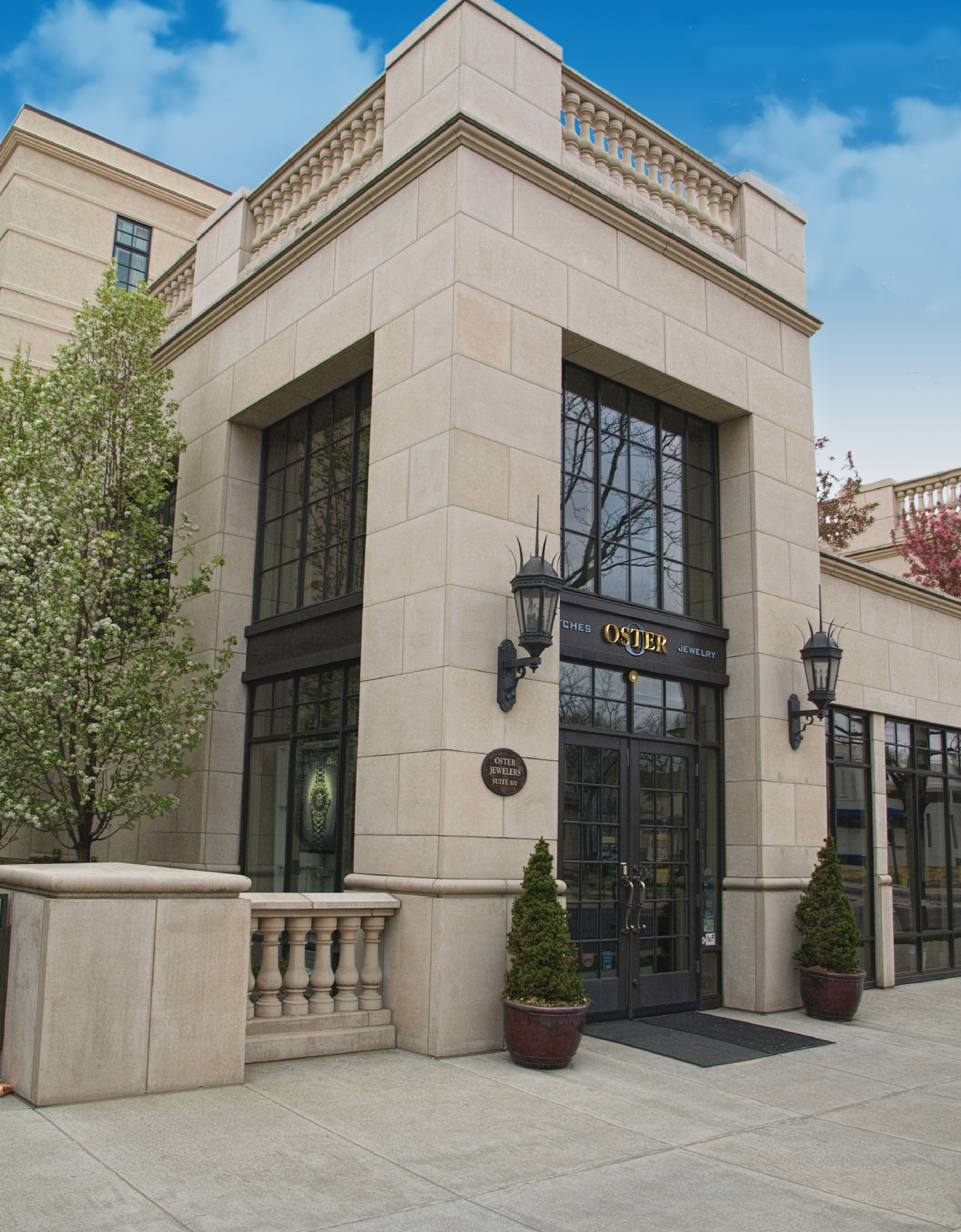 Picture of the store front for Oster Jewelers boutique