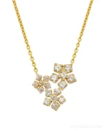 Step into a world of timeless beauty with the Sethi Couture Enchanted Garden 18K Yellow Gold Triple Flower Diamond Necklace. 🌸✨⁠
⁠
Delicate blooms shimmer with hand-set diamonds, capturing the essence of a spring garden in full bloom. Whether worn solo for a graceful statement or layered with your favorite pieces, this necklace brings a touch of magic to any moment.⁠
⁠
Perfect for gifting—or keeping for yourself. 🌿💎⁠
⁠
