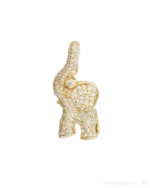 Symbolizing wisdom, strength, and a playful heart—the Ole Lynggaard Circus Elephant charm in 18K yellow gold with pavé diamonds brings personality to every ensemble. Whether worn on a silk string for an effortless touch or layered on a gold chain with your favorite pendants, this heirloom-worthy piece adds magic to the everyday.⁠
⁠