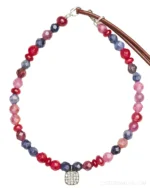 A burst of color. A touch of magic. The Catherine Michiels Tina Bracelet brings together sapphires, rubies, and diamonds in a radiant rainbow of faceted bead, perfect for summer days and starry nights. Whether you wear it solo or stack it with your favorites, this handcrafted treasure makes a vibrant gift for July birthdays or a well-deserved treat for yourself.⁠
⁠